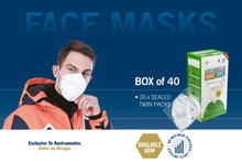 Load image into Gallery viewer, Protective Respirator Mask FFP2 (KN95)  – Box 40 units
